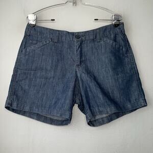 LEE Natural Fit Just Below Waist Size 8 Blue Jean Denim Shorts Coastal Casual